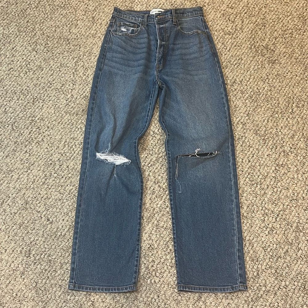 Medium Wash Distressed Jeans